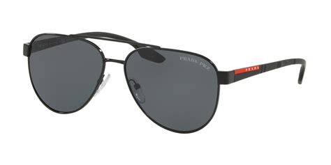 Prada Linea Rossa Stubb Sps 54t men Sunglasses .